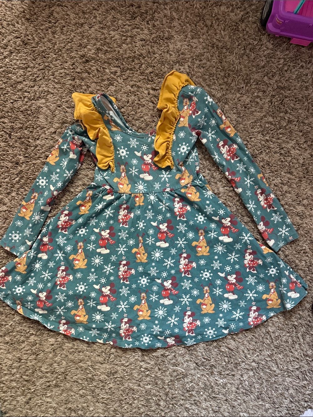 RAGS MICKEY CHRISTMAS DRESS